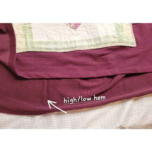 Plus size reworked quilt pocket upcycled hoodie size 20 repurposed - Picture 3 of 7